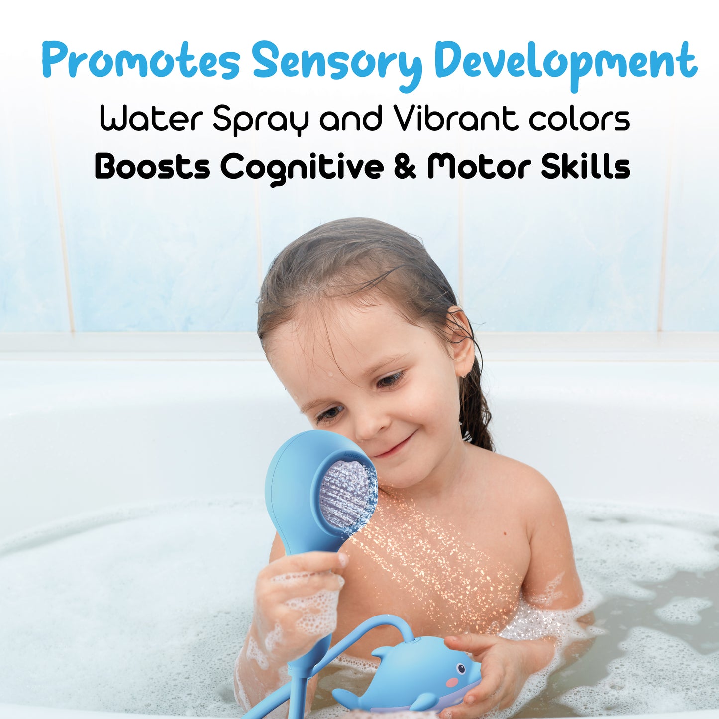 Lunobaby Rechargeable Baby Bath Shower Head