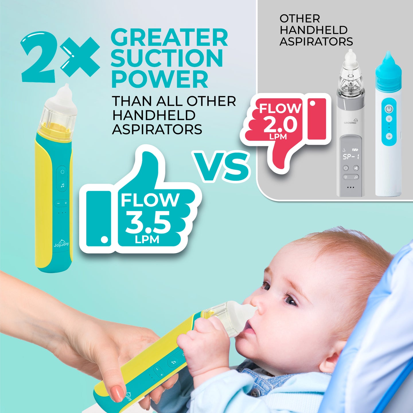 JoyJony SnotPro™ Baby Nasal Aspirator