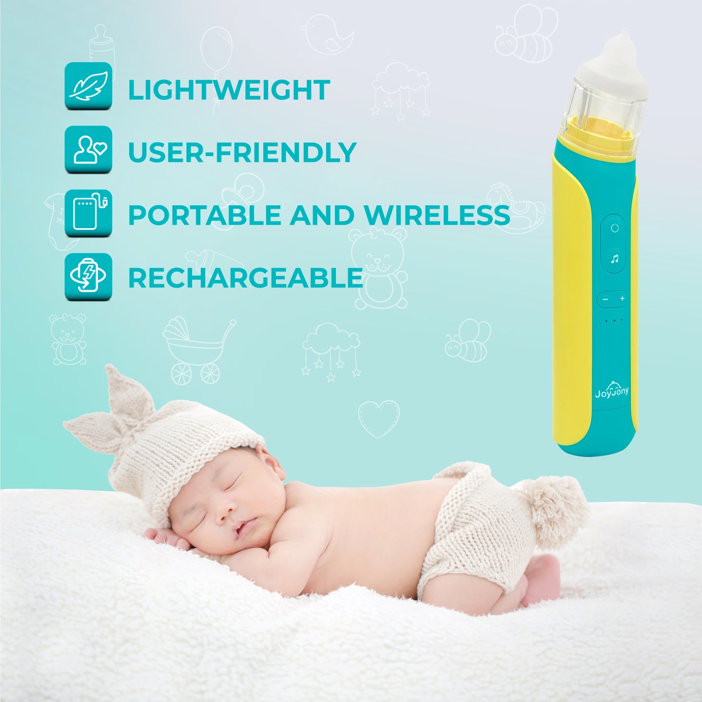 JoyJony SnotPro™ Baby Nasal Aspirator